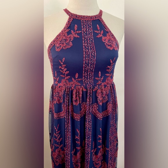 Alter’d State | Embroidered Maxi | Mesh Overlay | Coverup | Women’s M - Picture 2 of 5